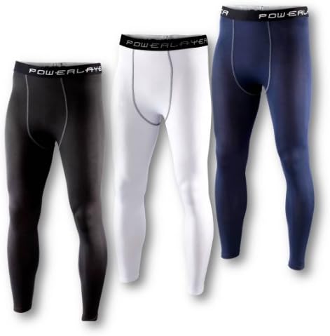 Men's Boys PowerLayer Compression Thermal Base Layer Under Tights / Leggings