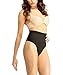 SlimMe High Waisted Thongs for Women, Comfortable Tummy Control Thong, Seamless Shapewear Thong - Black, Sizes Small to X-Large, Black, X-Large
