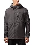 Paradox Mens Black Waterproof & Breathable Rain Jacket (Medium, Black)