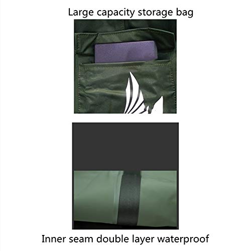 Licht Waten Hosen Firm Angeln Wader for Männer Frauen wasserdichte Jagd-Wathose mit Stiefel Gürtel Leichtes atmungsaktiv… – Bild 4