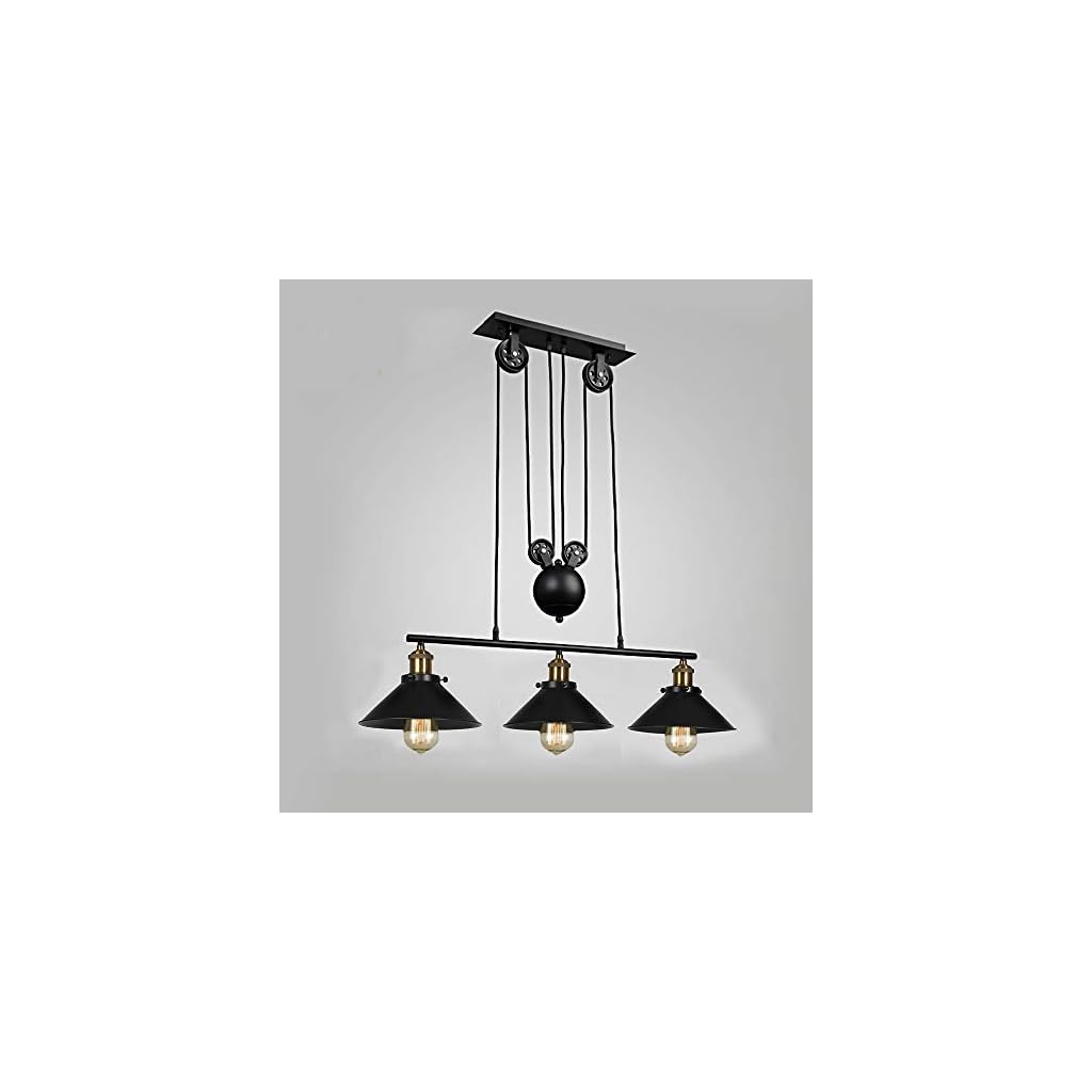 Comprar Lámpara de techo de tres luces, isla de cocina, regulable