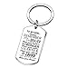 Son Key Chain Men Boy Gifts To My Son - You are Braver Stronger Smarter than you think Stainless Steel