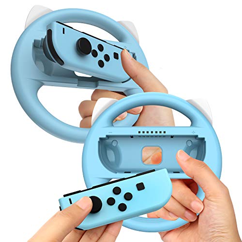Switch Steering Wheel for Joycon Controller,Hand Grips for Nintendo