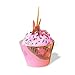 Unicorn Cupcake Decorations (48 Pcs) - Cute Party Picks & Shower Decorations - Set of 24 Pieces Cupcake Topper Plus 24 Pieces Cupcake Wrapper