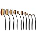Bestidy Professional Makeup Brushes 10 Piece Soft Oval Toothbrush Design Makeup Brush Tool and with Gift Box Set