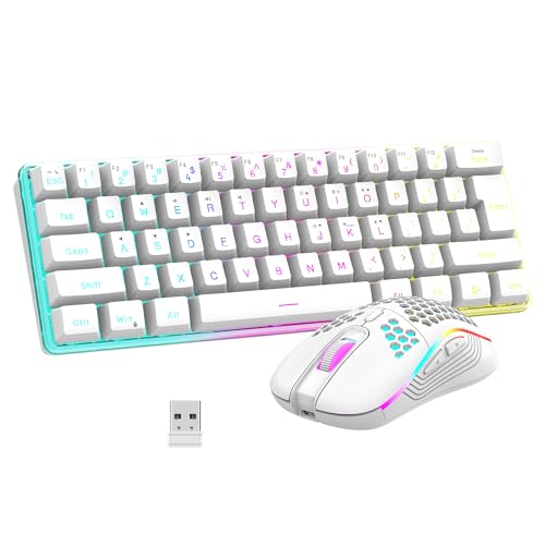 RedThunder Wireless 60% Keyboard and Mouse Combo