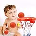 Bath Toy Fun Basketball Hoop & Balls Set for Boys and Girls- Kid & Toddler Bathtub Shooting Game with Strong Suctions for Kid Boy Girl Child Cups Baby Bath Toys Gift Set