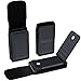 Meilib Holster for Galaxy S22+, S21+, S20+, S10+, S9+ Plus, Premium Cell Phone Belt Holder Pouch Case with Belt Clip, Built-in ID Card Holders (Fits Samsung Galaxy Plus Models with Otterbox Case on)