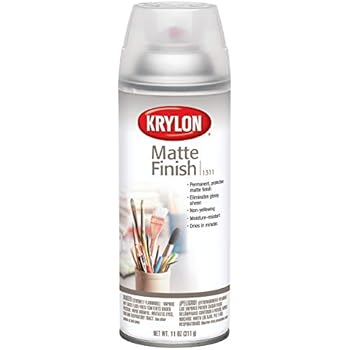 KRYLON DIVERSIFIED BRANDS K01311007 Krylon 1311 Aerosol Matte Satin Finish Spray Enamel 11 Ounce