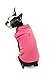 Gooby Fleece Vest Dog Sweater - Pink, Small - Warm Pullover Fleece Dog Jacket with O-Ring Leash for Small to Medium Dogs