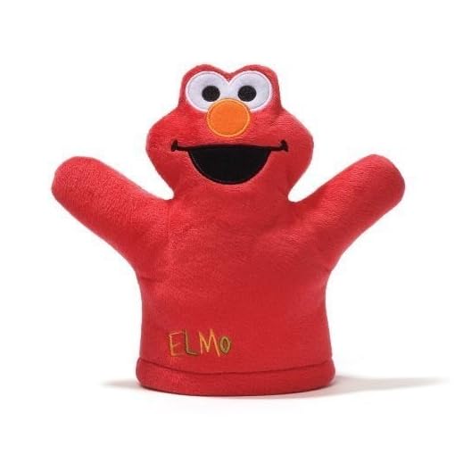Gund Sesame Street Elmo Mini Puppet Plush