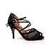 Misu Women's Lace Party Wedding Shoes Latin Salsa Tango Practice Ballroom Dance Shoes 3.3
