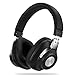 Active Noise Cancelling Headphones with Inline Microphone and Carrying Case for Travel, Over-Ear, Wired - Black