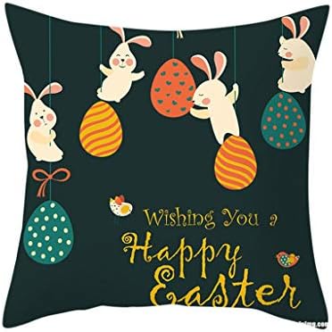 JUSTSELL Easter Pillow Case Covers, Rabbit Print Pillow Case Sofa Cushion Cover Home Decor Easter Day Ornament-32 Style