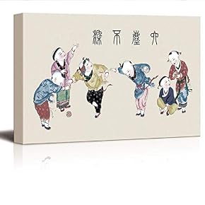 Classical Red Crowned Crane Painting for Bedroom Living Room