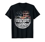 American Grown - Viking Roots T-shirt American Flag Tree Tee