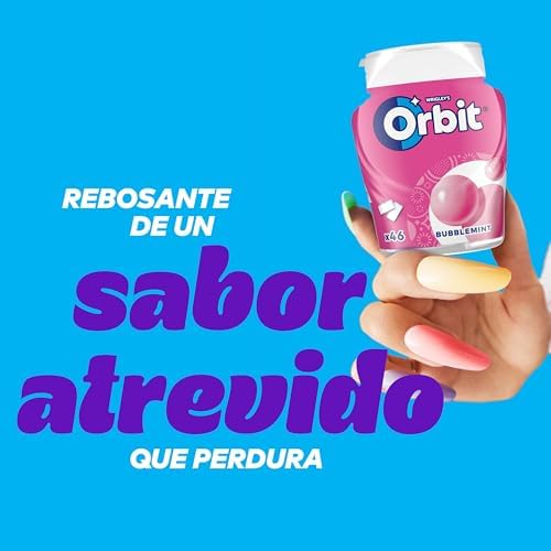 Chicles Sin Azúcar Bubblemint Formato Gragea 6 Botes x 46 u.