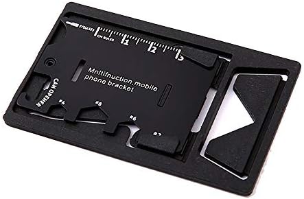 FantaCacy Pocket Credit Card Multi Tool, Portable Mini Multi Tool Card Bottle Opener for Camping Hiking Hunting