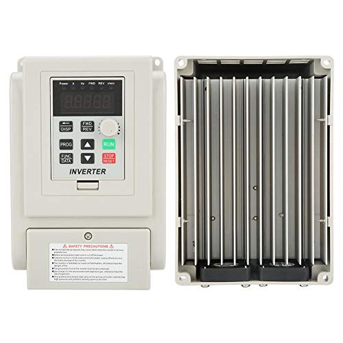 Variable Frequency Drive ,220VAC Variable Frequency Drive VFD Speed Controller for Single-Phase 1.5kW AC Motor