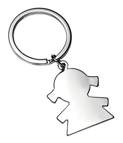 Ten KEY CHAIN GIRL cod.EL5596 cm 7,5x3,5x0,5h by Varotto & Co.