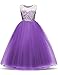 KISSOURBABY 3-14 Years Girls Party Wedding Holiday Dresses Train