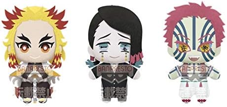 Amazon Co Jp 鬼滅の刃 ともぬい 伍ノ型 煉獄杏寿郎 厭夢 猗窩座 3種セット バンプレスト ホビー 通販