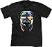 Blittzen Mens T-shirt Pug Sunglasses Headphones