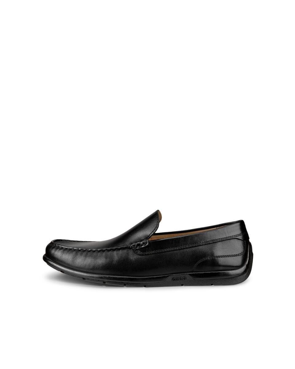 ECCO Men's Classic MOC 2.0 Driving Style Loafer, Black, 7-7.5 Image
