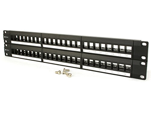 2U High-Density Blank Patch Panel - 48 Port