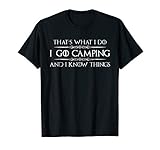 Camping Novelty Gifts - I Go Camping & I Know