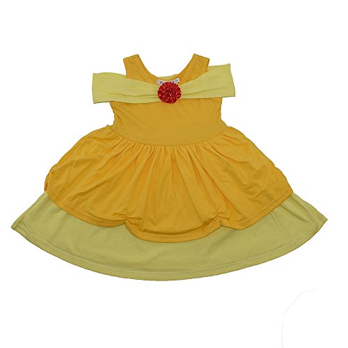 Girls' Belle Princess Costume Halloween Party Fancy Dresses