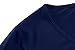 DB MOON Women's Extra Long Tunics Short Sleeve Plus Size (Navy Blue,3XL)