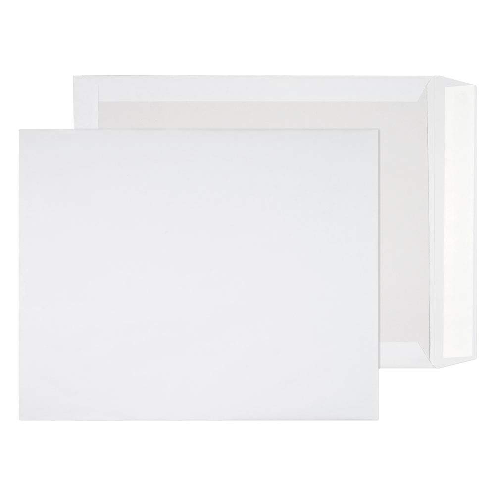 Blake Purely Packaging 394 x 318 mm Board Back Pocket Peel & Seal Envelopes (3200) White - Pack of 100