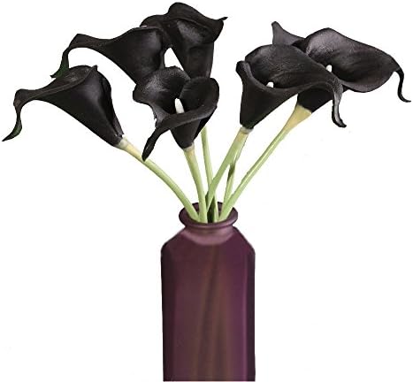 10Pcs Calla Lily Bridal Wedding Bouquets head Latex Real Touch Artificial Flower Decor