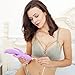 Rabbit Vibrator Dildo with Softest Dual Density Silicone for G Spot Clitoris Anal Triple Stimulation, PALOQUETH Rechargeable Waterproof Personal Vibrator with 7X7 Vibration Modes for Women, Purple