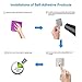 Adhesive Hooks, Heavy Duty Wall Hooks Coat Hooks Towel/Robe Hooks SUS 304 Stainless Steel Strong Waterproof Hanger for Bathroom Kitchen and Garage - (4 Pack)