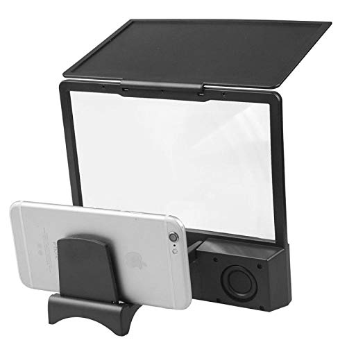 THE NEON LIGHTS L8 Phone Screen Magnifier With Bluetooth Speaker Black