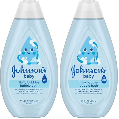 Johnson's Baby Fluffy Bubbles Bubble Bath, No More Tears, Gently Cleanses Delic…