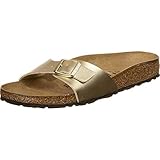 Birkenstock women's Mules Madrid Birko-flor Gold
