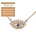 Edary Layered Necklaces Gold Choker with Evil Eye Rhinestone and Star Jewelry for Women and Girls
