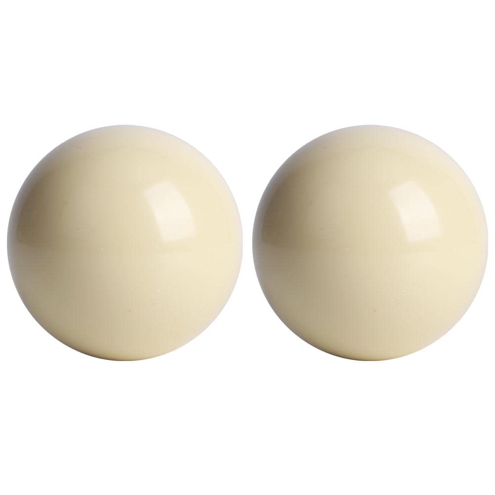 MAGT Cue Ball, 2pcs Pool Table Snooker Pool Cue Ball Resin White Billiard Balls Professional Standard 5.72CM Billard Ball Sport Billards Ball