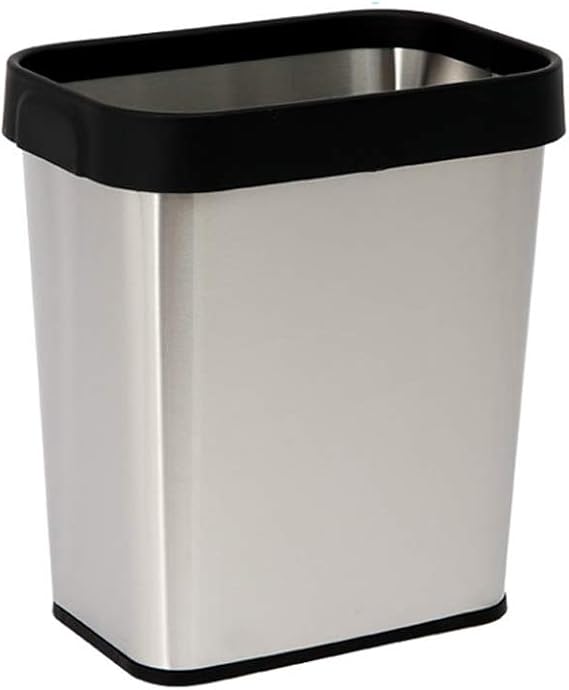 LEMON Cubo De Basura Cubo De Basura De Acero Inoxidable Sin Tapa