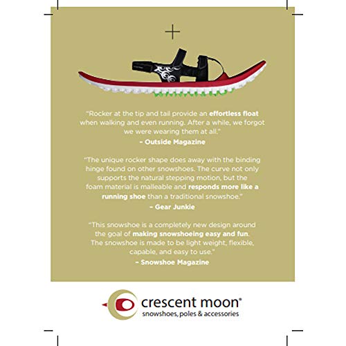 Crescent Moon EVA All-Foam Snowshoes (Green | Icespikes) - Thumbnail 4