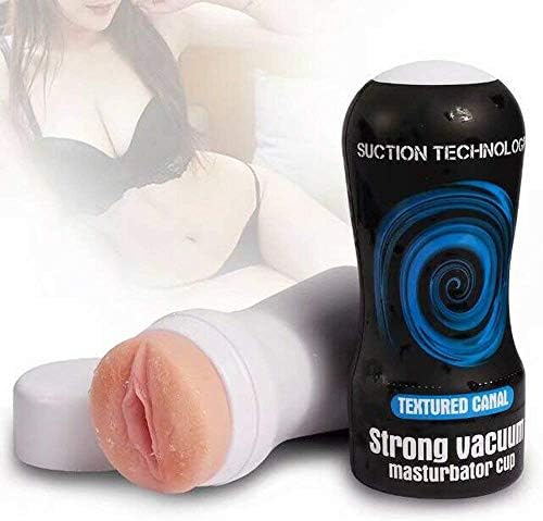 Male Masturator Realistic Toy Silicone Hands Free Suction Doll for Men Relaxing Cup