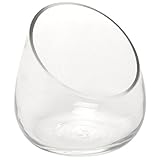 Modern Clear Glass Succulent Plant Vase / Small Candle Sconce / Decorative Storage Jar