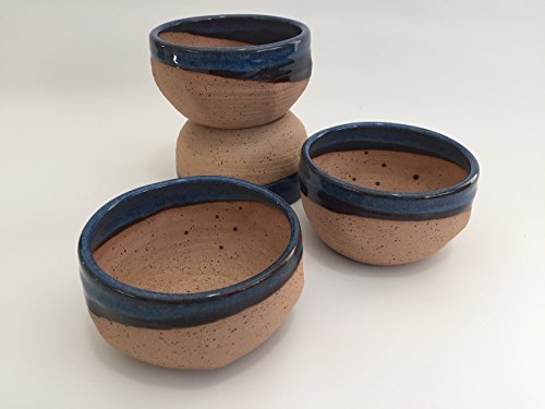 Best Grip and Lather Shave Bowl - Blue Handmade Pottery