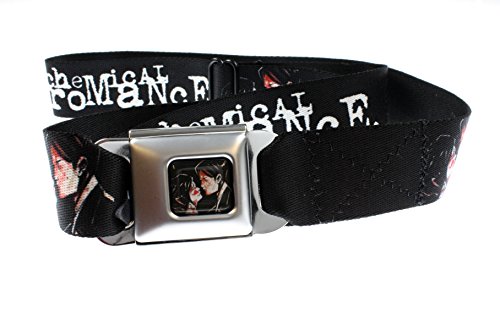 My Chemical Romance Three Cheers for Sweet Revenge Seatbelt Belt-Holds Pants Up - Thumbnail 3