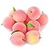 JEDFORE Fake Fruit Home House Kitchen Party Decoration Simulation Artificial Lifelike Peach 10pcs Set