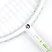 Senston Two Pieces Graphite Shaft Badminton Racquet,Badminton Racket Set(Red and Blue),Including Badminton Bag,Set of 2