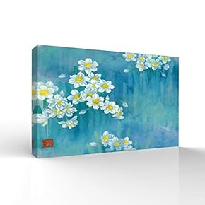 Wall26-Canvas Wall Art-Classcial Flower and Bird Painting-Giclee Painting Wall Art for Bedroom Living Room Home Decoration - 12x18 inches
